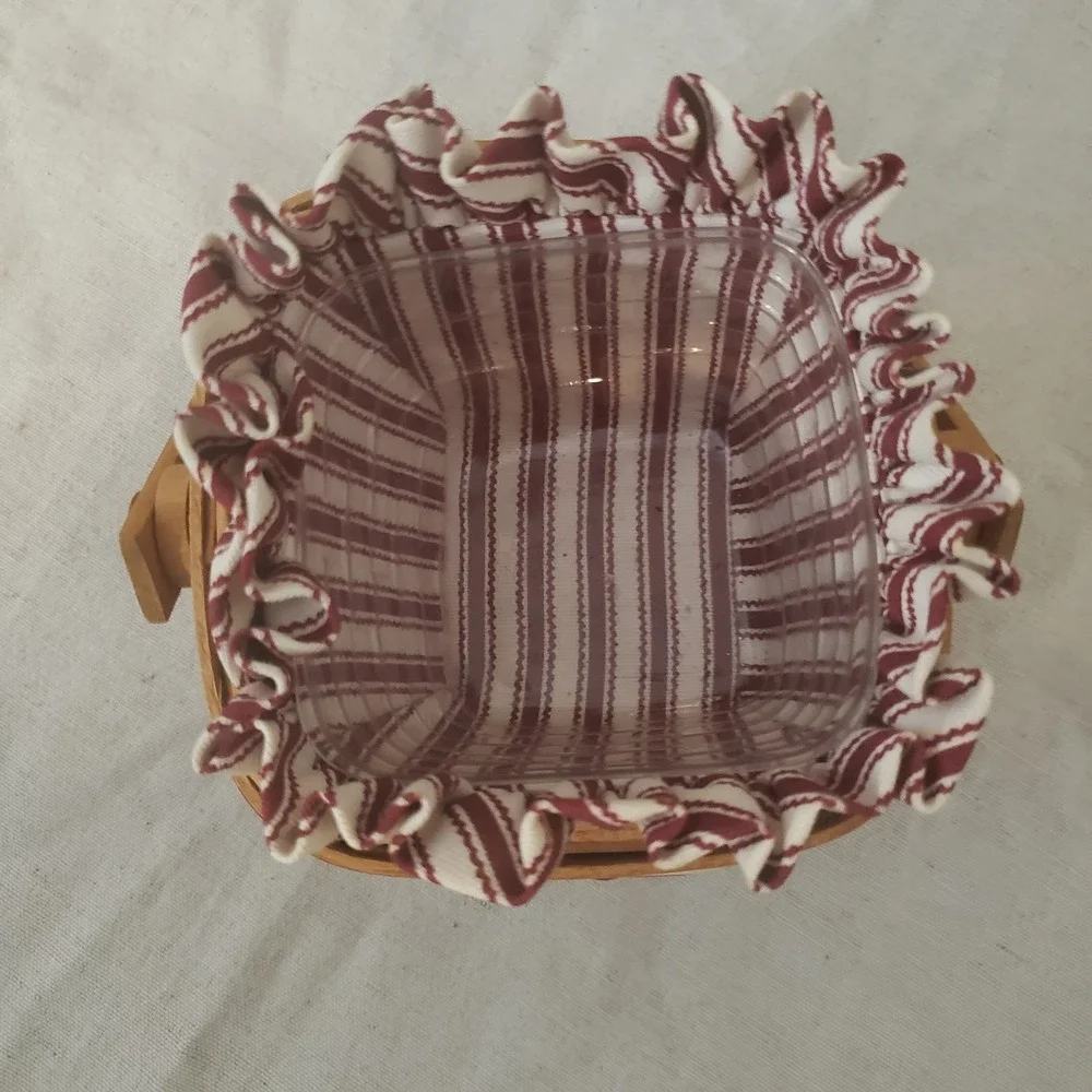 VTG 1995 Longaberger Sweetheart Sweet Sentiments Basket Combo Valentines Day